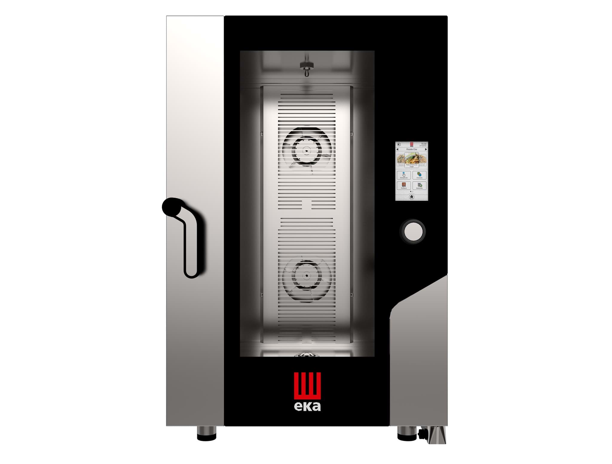 EKA MILLENNIAL SERİSİ ELEKTRİKLİ KONVEKSİYON NEMLENDİRMELİ FIRIN DOKUNMATİK KONTROL - MKF 1111 TS resmi